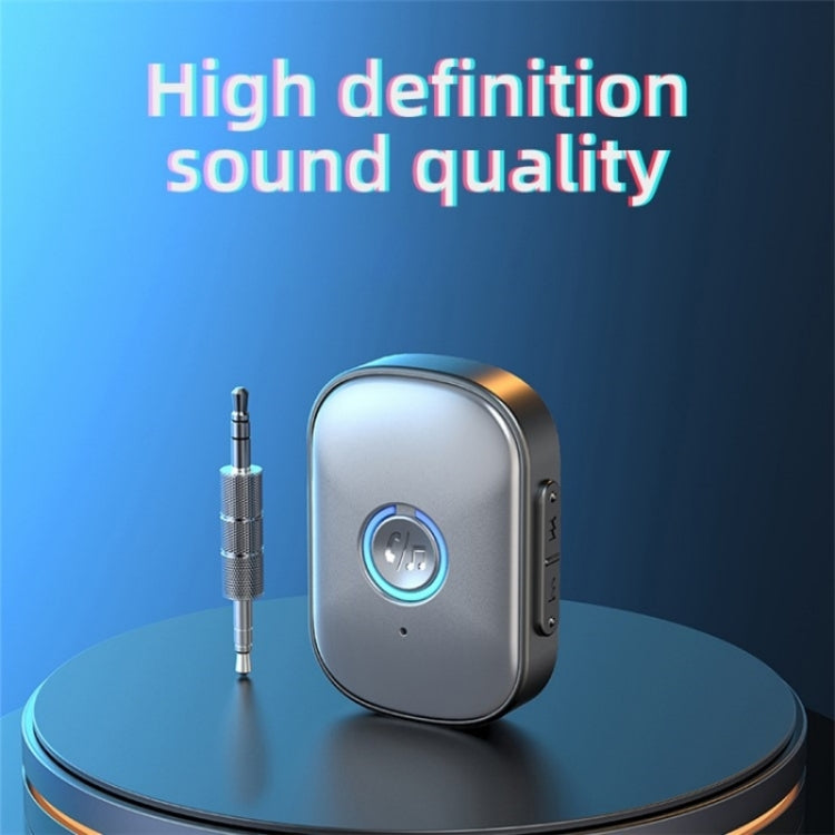 Portable Mini BT 5.3 Receiver Car Audio Adapter Hands-Free AUX Car Bluetooth Receiver, W1