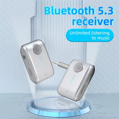 With Type-C Input TF Card Slot Hands-Free AUX Car Bluetooth Receiver, W2