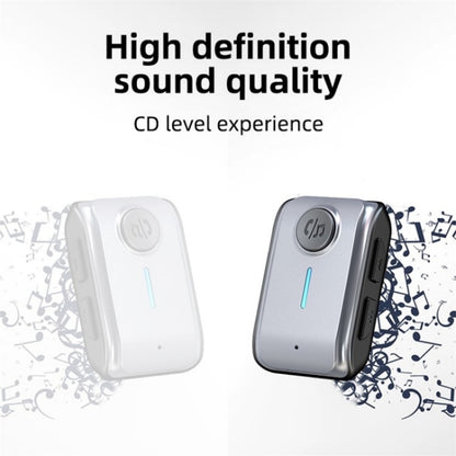 With Type-C Input TF Card Slot Hands-Free AUX Car Bluetooth Receiver, W2