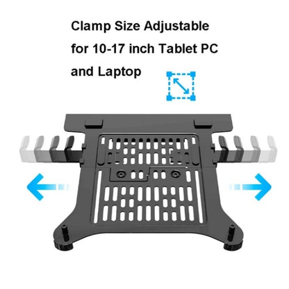 NORTH BAYOU NB FP-2 Notebook Tray Compatible VESA 100x100mm for 10 -17 inch Laptop Mount Holder, FP-2