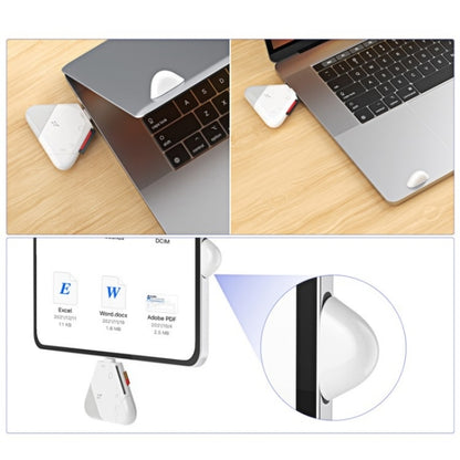 LCOPM For Type-C / USB Computer Android Magnetic Card Reader Tablet SD/TF OTG Card Reader, Android OTG Card Reader