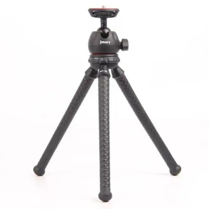 JMARY MT25 Portable Black With Phone Holder Ball Head Selfie Stick Flexible Octopus Tripod, MT25