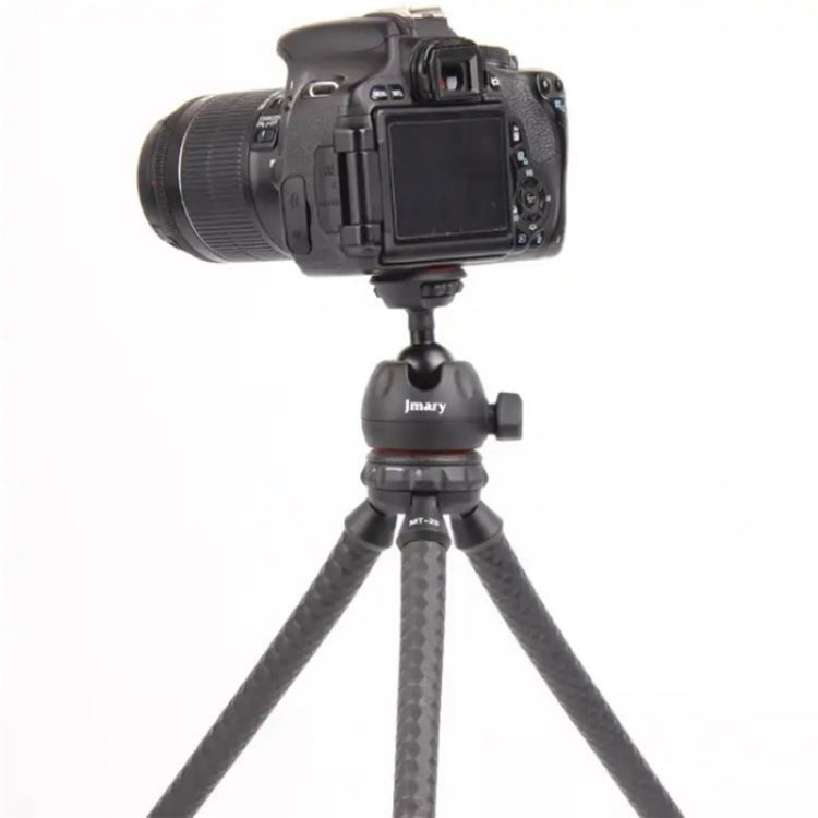 JMARY MT25 Portable Black With Phone Holder Ball Head Selfie Stick Flexible Octopus Tripod, MT25