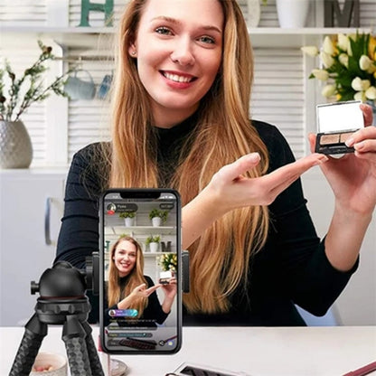 JMARY MT25 Portable Black With Phone Holder Ball Head Selfie Stick Flexible Octopus Tripod, MT25