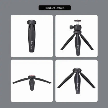 JMARY MT-20 Mini Portable 360 Degree Ball Head Selfie Stick Folding Desktop Tripod Phone Holder, MT-20