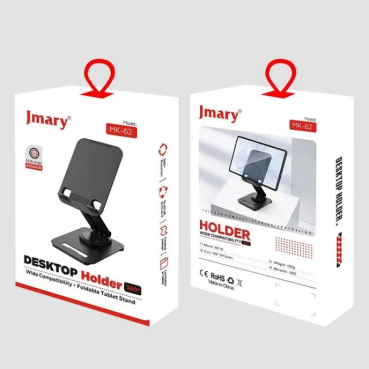 JMARY MK62 360-Degree Rotating Foldable Desktop Phone Tablet Holder, MK62