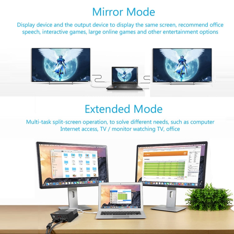 WAVLINK WL-UG39DK3 Fast Charging Gigabit Ethernet Dual Display Video Dock USB 3.0 Hub, US Plug, UK Plug, EU Plug, AU Plug