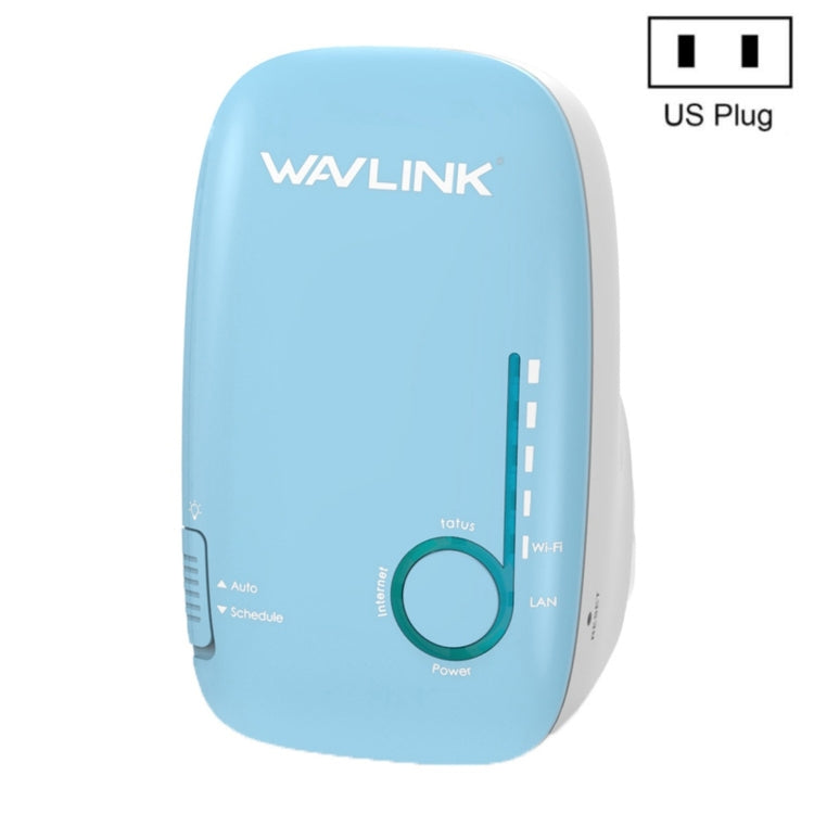 WAVLINK WN576K1 AC1200 Household WiFi Router Network Extender Dual Band Wireless Repeater (Blue), US Plug, UK Plug, EU Plug, AU Plug
