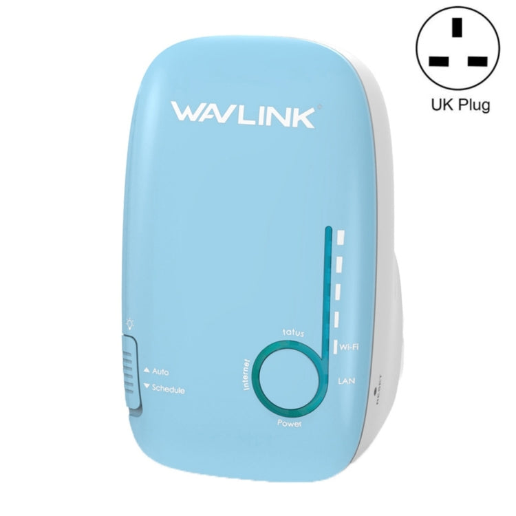 WAVLINK WN576K1 AC1200 Household WiFi Router Network Extender Dual Band Wireless Repeater (Blue), US Plug, UK Plug, EU Plug, AU Plug