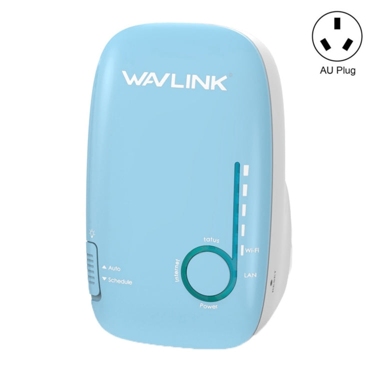 WAVLINK WN576K1 AC1200 Household WiFi Router Network Extender Dual Band Wireless Repeater (Blue), US Plug, UK Plug, EU Plug, AU Plug