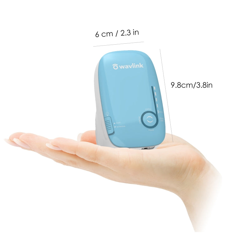 WAVLINK WN576K1 AC1200 Household WiFi Router Network Extender Dual Band Wireless Repeater (Blue), US Plug, UK Plug, EU Plug, AU Plug