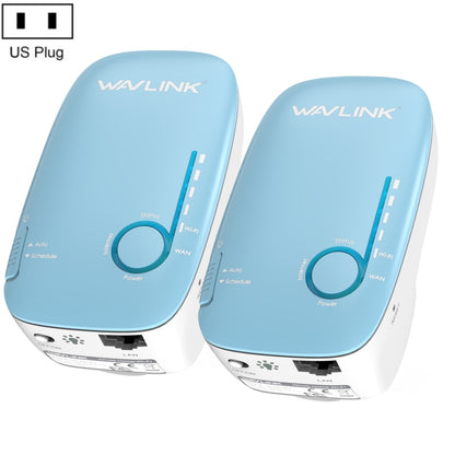 WAVLINK WN576K2 AC1200 Household WiFi Router Network Extender Dual Band Wireless Repeater (Blue), US Plug, UK Plug, EU Plug, AU Plug