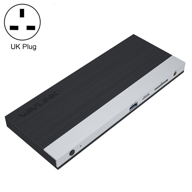 WAVLINK WL-UMD01 USB3.0 Splitter Docking Station Gigabit Ethernet / DP / HD Cable Converter, UMD01
