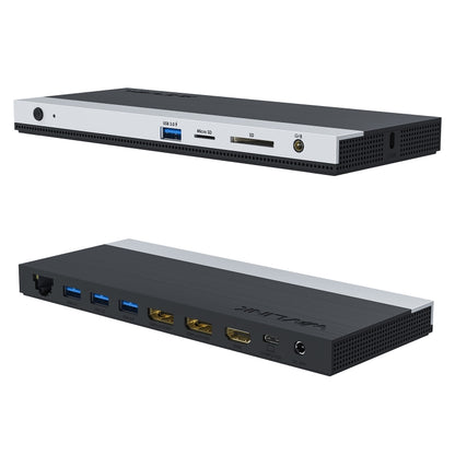 WAVLINK WL-UMD01 USB3.0 Splitter Docking Station Gigabit Ethernet / DP / HD Cable Converter, UMD01