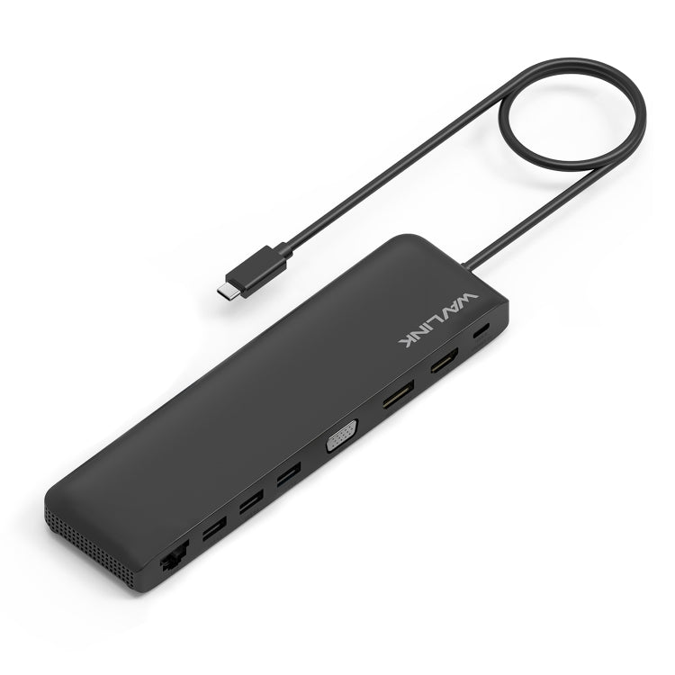 WAVLINK WL-UMD04 Portable USB-C to HD / DVI / VGA Slim Converter Type-C Hub Adapter, WAVLINK WL-UMD04