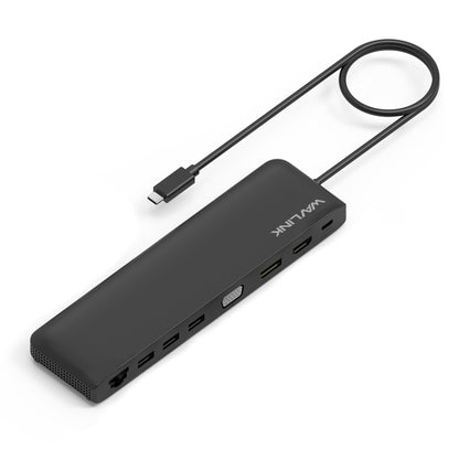 WAVLINK WL-UMD04 Portable USB-C to HD / DVI / VGA Slim Converter Type-C Hub Adapter, WAVLINK WL-UMD04