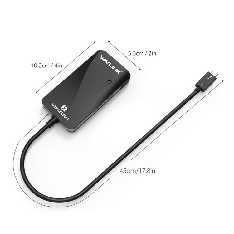 WAVLINK WL-UTA01H Type-C Thunderbolt 3 to Dual HDMI Multi-Screen Extender Splitter Adapter, WL-UTA01H