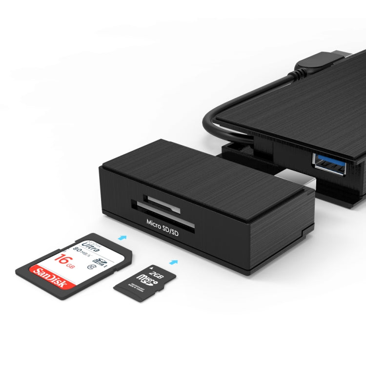 WAVLINK WL-UG39DH2 USB3.0 to HD / VGA / Gigabit Ethernet Splitter Adapter, UG39DH2
