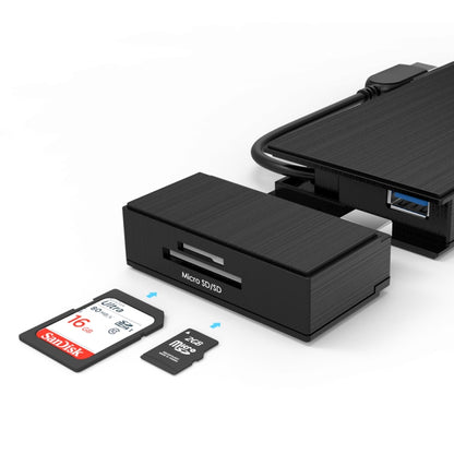 WAVLINK WL-UG39DH2 USB3.0 to HD / VGA / Gigabit Ethernet Splitter Adapter, UG39DH2