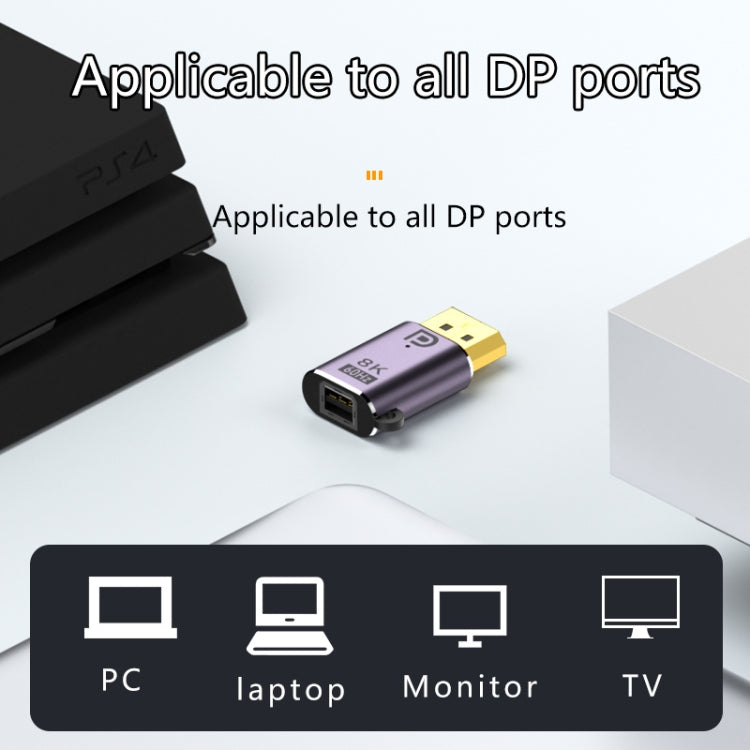 DP 1.4 to DP Adapter 8K 60Hz HD Video Transmission Expanding, DP1.4 male to mini DP female, DP1.4 male to DP 1.4 female, mini DP male to mini DP female, mini DP male to DP 1.4 female
