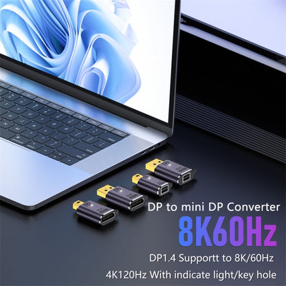 DP 1.4 to DP Adapter 8K 60Hz HD Video Transmission Expanding, DP1.4 male to mini DP female, DP1.4 male to DP 1.4 female, mini DP male to mini DP female, mini DP male to DP 1.4 female
