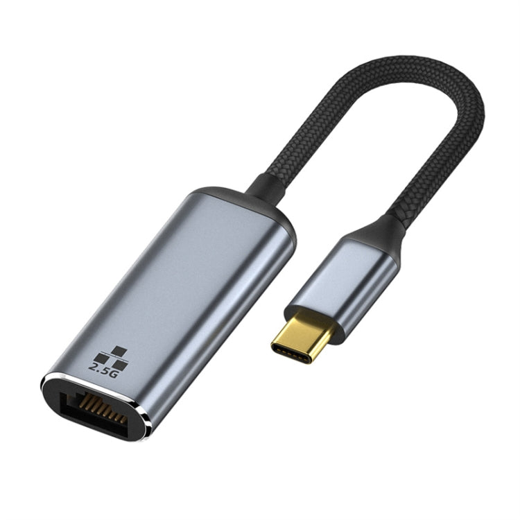 Type-C to RJ45 2500Mbps Ethernet Adapter, Type-C to RJ45