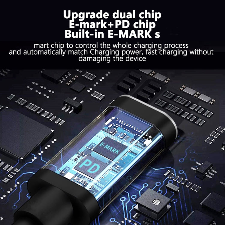 PD 135W Type-C to Big Square USB Port Charging Cable For Lenovo Thinkpad/ThinkBook/Xiaoxin, Length: 1.8m, 135W, 100W
