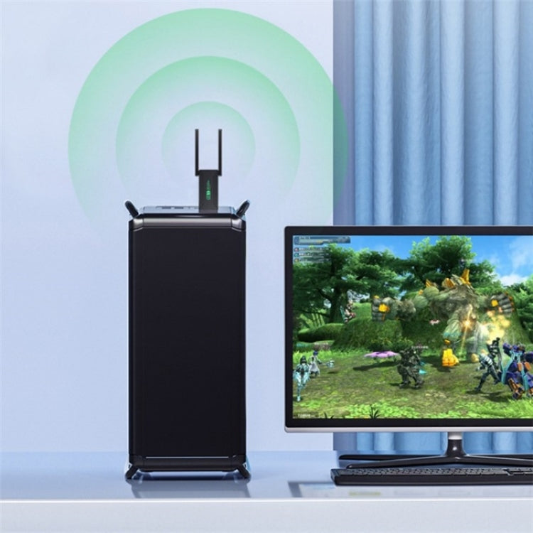 For Desktop PC Laptop Dual Band Driver-Free USB3.0 5G 1200Mbps WiFi Wireless Adapter, ZT02