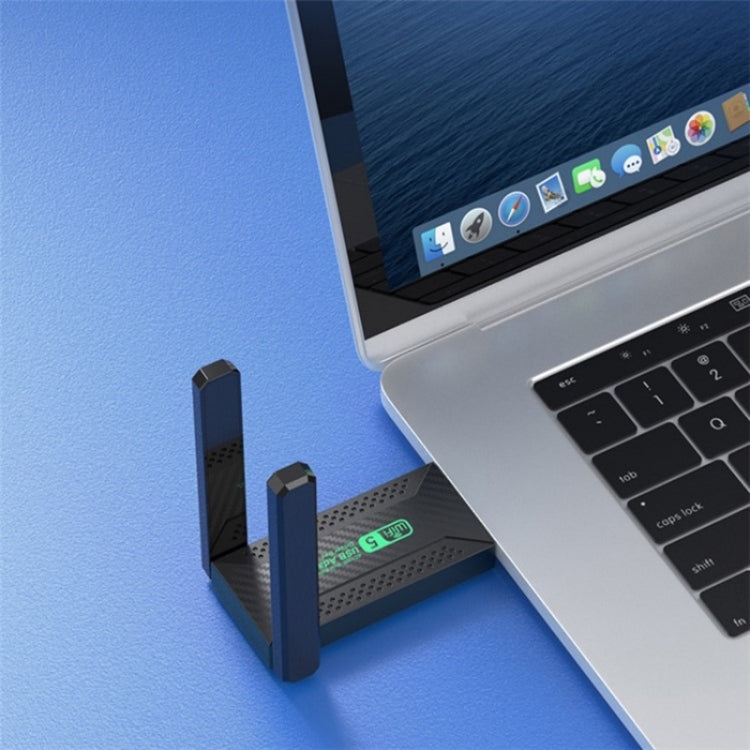 For Desktop PC Laptop Dual Band Driver-Free USB3.0 5G 1200Mbps WiFi Wireless Adapter, ZT02