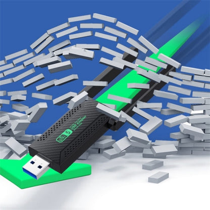 For Desktop PC Laptop Dual Band Driver-Free USB3.0 5G 1200Mbps WiFi Wireless Adapter, ZT02