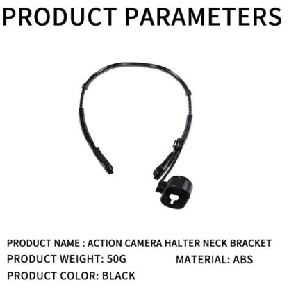 Z087 360 Rotating Neck Mount Sport Cameras Necklace Holder Chest Strap