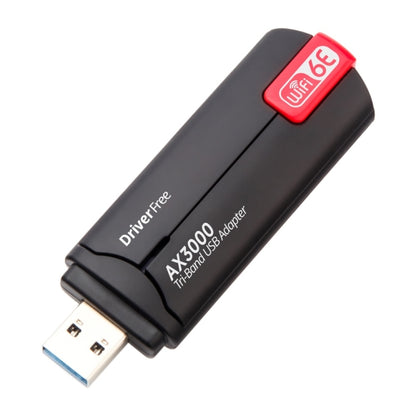 WD-AX3000 For Desktop PC WiFi Receiver USB 3.0 WiFi6 Driver Free Wireless Network Card, WD-AX3000