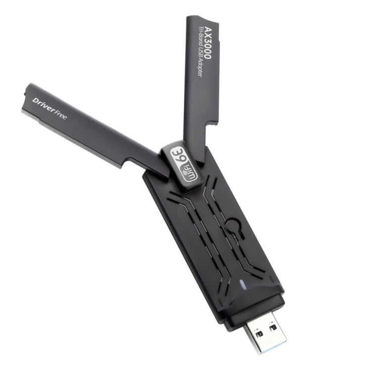 WD-AX3000 For Desktop PC WiFi Receiver USB 3.0 WiFi6 Driver Free Wireless Network Card, WD-AX3000