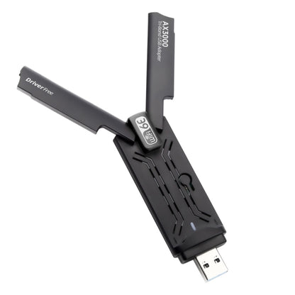 WD-AX3000 For Desktop PC WiFi Receiver USB 3.0 WiFi6 Driver Free Wireless Network Card, WD-AX3000
