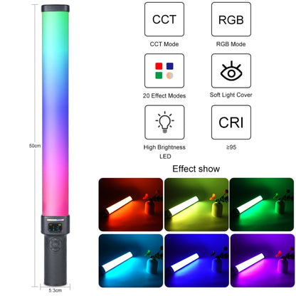 VLOGLITE W270RGB Live Streaming E-Sports Handheld Fill Light LED Studio Light, US Plug, UK Plug, EU Plug