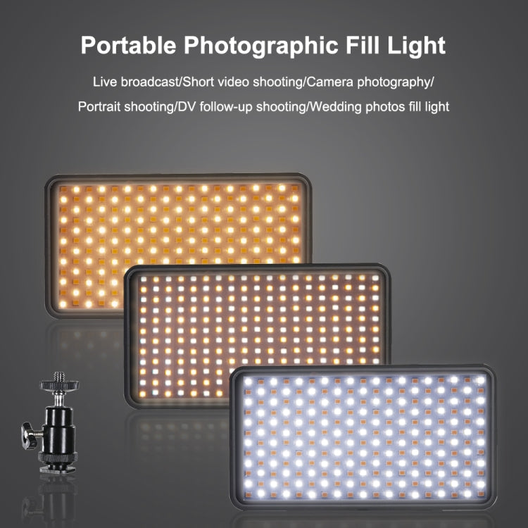 VLOGLITE W228 Dual Color Temperature Portable Photographic Fill Light High-Brightness Video Light, W228