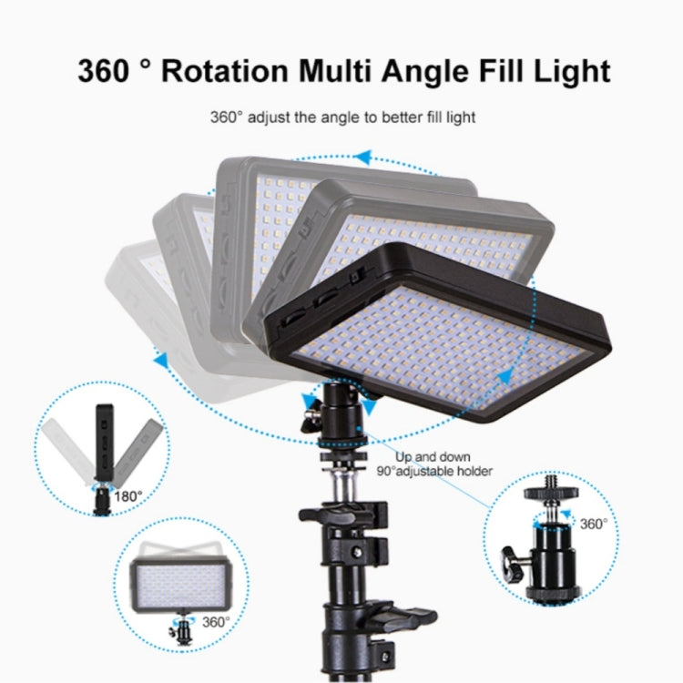 VLOGLITE W228 Dual Color Temperature Portable Photographic Fill Light High-Brightness Video Light, W228