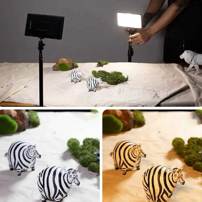 VLOGLITE W228 Dual Color Temperature Portable Photographic Fill Light High-Brightness Video Light, W228