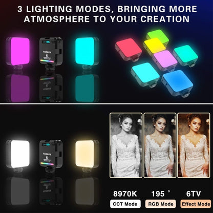 VLOGLITE W64RGB Dimmable RGB LED Pocket Fill Light 20 Modes Live Broadcast Video Light, W64RGB