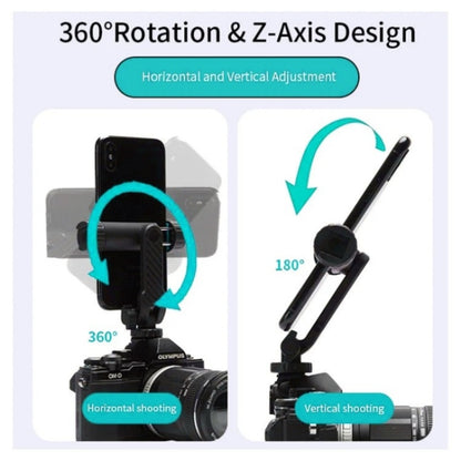 JMARY BH-05 360-Degree Rotating Mount Camera Holder Smartphone Clamp Bracket, BH-05
