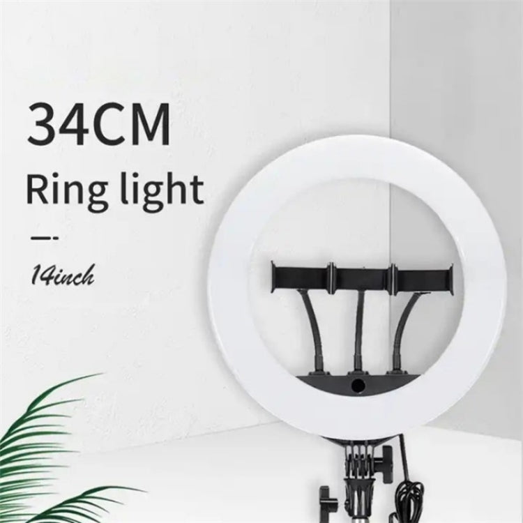 JMARY FM-14R Photography Light 14-inch Live Streaming Ring Light Photography LED Fill Light, US Plug, EU Plug