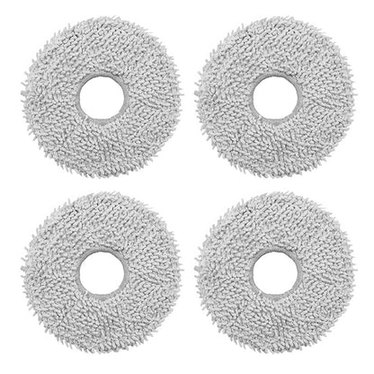 JUNSUNMAY 4pcs Washable Mop Pads Replacement for ECOVACS DEEBOT X1 Turbo / X2 Omni / T20 Pro