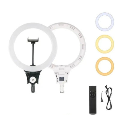 JMARY FM-12R Photography LED Fill Light 12-inch Video Recording Ring Light, US Plug, EU Plug