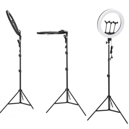 JMARY FM-18R LED Beauty Ring Light 18-inch Photography Live Streaming Fill Light, US Plug, EU Plug