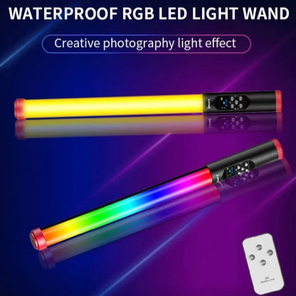 JMARY FM-128RGB Handheld LED Fill Light Outdoor Photography Light Waterproof RGB Light Stick