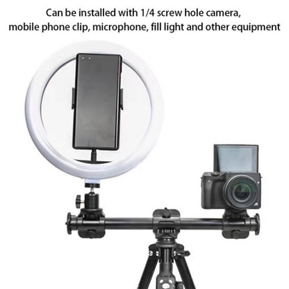 YUNTENG VCT-369 For Tripod Stabilizer Camera Horizontal Aluminum Alloy Gimbal Extension Pole, VCT-369