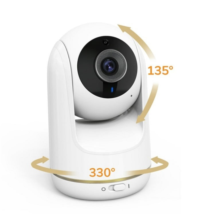VB803 Built-in Lullabies PTZ Rotation HD Baby Security Camera 5-inch Baby Monitor, VB803