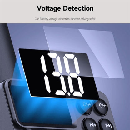 MT01 Car FM Transmitter MP3 Music Player Bluetooth Adapter Type-C + USB Car Charger, MT01