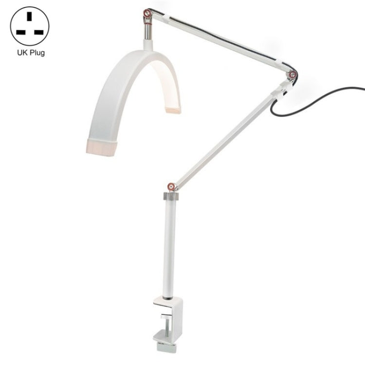 HD-M3X For Eyelash Extensions / Tattoo / Nail Art Lighting Lamp 16 inch Clip-on Half Moon Desk Lamp, US Plug, UK Plug, EU Plug, AU Plug