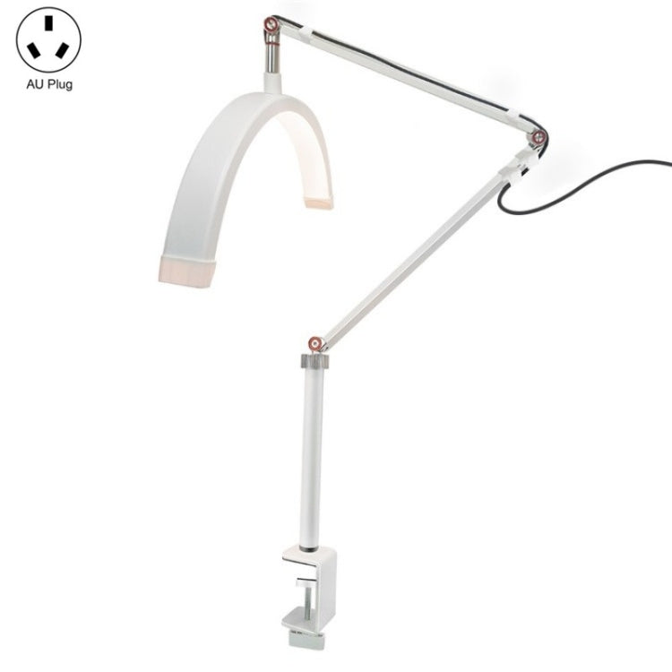 HD-M3X For Eyelash Extensions / Tattoo / Nail Art Lighting Lamp 16 inch Clip-on Half Moon Desk Lamp, US Plug, UK Plug, EU Plug, AU Plug